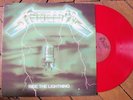 METALLICA Ride the lightning VYNIL ROUGE FRANCE RARE