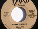 hear: HAROLD TYLER on Tymo M- soul 45 Reality/A Man Can't Live (Two Lives)