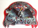 SAXON - Rock the Nations Shape Vinyl Single + Autogramme, signed by all, RARE