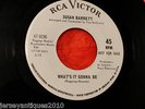 OLD SUSAN BARRETT 45 PROMO RECORD - IT'S NO SECRET / WHAT'S IT GONNA BE