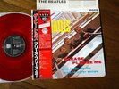 BEATLES PLEASE PLEASE ME JAPAN 20th UK CUTTING MONO RED COLOR VINYL w/OBI RARE