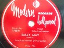 JOHN LEE HOOKER-MODERN BLUES 78-SALLY MAY /BOOGIE CHILL