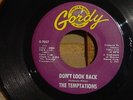 THE TEMPTATIONS Don't Look Back / My Baby MINT- GORDY SOUL MOTOWN 45 *HEAR IT