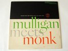 Gerry Mulligan Meets Thelonious Monk Riverside Records Vinyl Jazz LP Blue Label