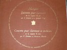 F. ETIENNE - HEWITT- VEGH  / MOZART / LES DISCOPHILES FRANCAIS