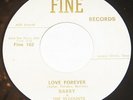 BARRY & THE VI-COUNTS Love Forever / Dawn Of Romance RARE Texas Teen Rocker NM-
