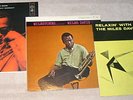 qty 3 MILES DAVIS LP's - COLUMBIA / PRESTIGE feature COLTRANE, CHAMBERS, + more