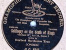 Herbert BEERBOHM TREE - Sililoquy on the death of Kings