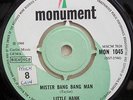 LITTLE HANK - Mister Bang Bang Man - MONUMENT #1045 UK 45 Northern Soul Classic