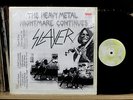Slayer - The Heavy Metal Nightmare Continues RARE LIVE LP Woodstock August 31