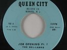 Northern Soul 45 DEL-LARKS Job Opening on Queen City NM 70s pressing