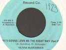 RARE SWEET SOUL  OLIVIA ALEXANDER   HE'S GONNA LOVE ME THE RIGHT WAY  GATEWOOD