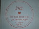 MAARCELLE MEYER - HEWITT  / MOZART / LES DISCOPHILES FRANCAIS