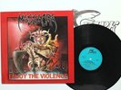 MASSACRA -Enjoy the Violence LP 1991 SHARK REC. 1st press ...protector merciless
