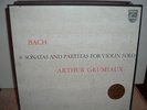 ARTHUR GRUMIAUX    BACH: SONATAS & PARTITAS FOR VIOLIN SOLO    HOLLAND ST 3LP NM