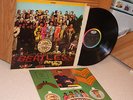 The Beatles Sgt Pepper 1967 stereo with cutout insert