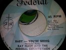 Very Rare Federal Skinhead Rocksteady One Off 45 Ray Nash LISTEN