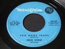 Miles Stone   Too Many Tears   Monogram   northern soul / R&B 45 HEAR