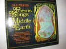 1967 Caedmon JRR Tolkien POEMS SONGS OF MIDDLE EARTH LP Record LORD OF THE RINGS