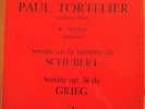 PAUL TORTELIER & WEISZ/Schubert  Arpeggione & Grieg Sonata/ VSM FALP 570 red/sil