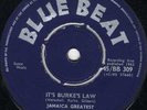 blue beat bb309:BUSTERS ALL STARS-it's burke's law  (hear)