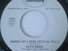 Soft Rock 45 David Bowie Memory Of A Free Festival Hear It