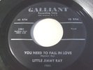 Little Jimmy Ray James Ray MAKE HER MINE / YOU NEED TO FALL IN LOVE Galliant 45