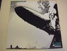 LED ZEPPELIN LP 1ST PRESS FIRST TURQUOISE SUPERHYPE RED PLUM LABEL STRONG VG++