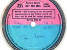 TOM JONES Green Green Grass Of Home UK Issue 12 Track Factory Sample LP Stereo