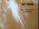 PRIVATE FEMALE PSYCH FOLK RPC Kathy Nevins   Hey Friend SCARCE CUSTOM PRESS