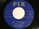 RARE OHIO DOO-WOP 45/ THE INVICTAS 