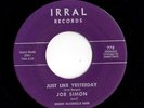 Mod New Breed R&B Northern Soul 45 JOE SIMON Just Like Yesterday Irral HEAR