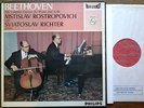 SAL 3453/4: BEETHOVEN: SONATAS FOR PIANO & CELLO: ROSTROPOVICH: RICHTER: VG+/NM