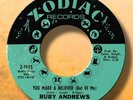 Orig. 1968 RUBY ANDREWS- YOU MADE A BELIEVER (OUT OF ME)- ZODIAC  ?