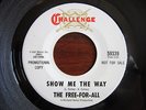 ?HEAR? 60's BEAT GARAGE FUZZ Free For All Show Me The Way Challenge PROMO EX