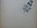 THE WHO Live At Leeds UK ORIG TRACK RECORDS VINYL LP BLACK STAMP 12 INSERTS