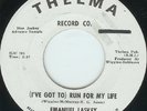 Emanuel Laskey (I've Got To) Run For My Life Thelma W/D Northern Soul