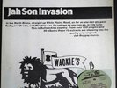 WACKIES – JAH SON INVASION – ORIGINAL LP – EXCELLENT CONDITION