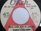SANDI SHELDON You're Gonna Make Me Love You OKEH Northern Soul Promo