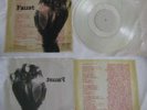 FAUST-S/T LP clear vinyl with transparent cover and radiography insert Krautrock