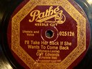 CLIFF EDWARDS UKULELE IKE PATHE 025126 JAZZ 78 RPM RECORD V+