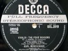 Vivaldi: The Four Seasons.SXL 2019.WBG.ED 1.BB.Munchinger.Krotzinger.EX.Rare