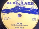 LOU MAC-BLUE LAKE BLUES 78-SLOW DOWN /BABY