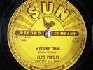 ELVIS PRESLEY Mystery Train ORIGINAL SUN 223 78rpm Deep Groove RARE 