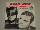 RARE 1966 FOX 627 ADAM WEST/BATMAN 45 RPM RECORD W/JACKET-MIRANDA/YOU ONLY SEE H