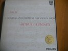 PHILIPS red & silver Bach Sonatas & partitas violin ARTHUR GRUMIAUX 3lp's box NM