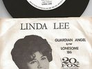 LINDA LEE ? TEEN: Lonesome / Guardian Angel 45 & PS 1960 Promo NM Unplayed