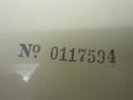 THE BEATLES,WHITE ALBUM,TOP OPENING UK 1ST PRESS No 0117594,POSTER,BLACK INNERS