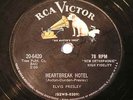 ELVIS PRESLEY / HEARTBREAK HOTEL  b/w I WAS THE ONE / ROCK --78rpm