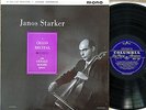 Jano Starker:Cello Recital:UK Columbia 33CX 1700, Orig Blue/Gold:NM/NM-